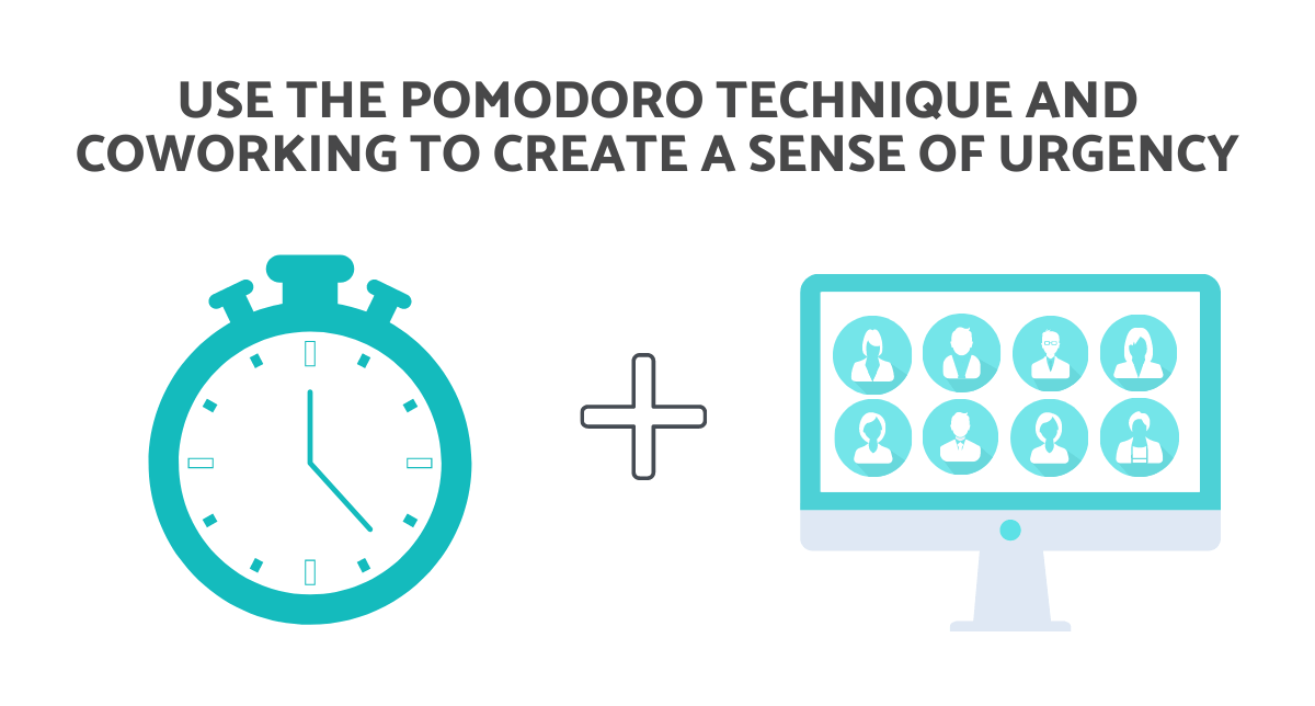 coworking and pomodoro technique sense of urgency